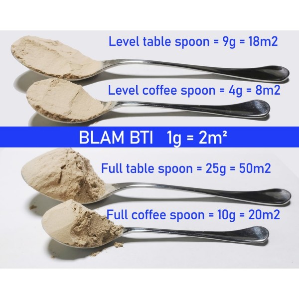 BLAM BTI 100g - Biološki larvicid proti komarjem
